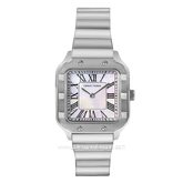 CHRIST VERRA CV 514723L-11 WHT MOP Silver Dial White Stainless Steel
